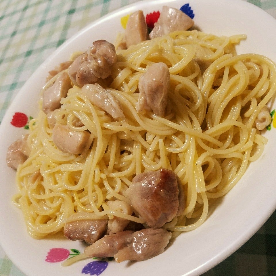 RECIPE by LINEでガーリックチキンパスタ♡